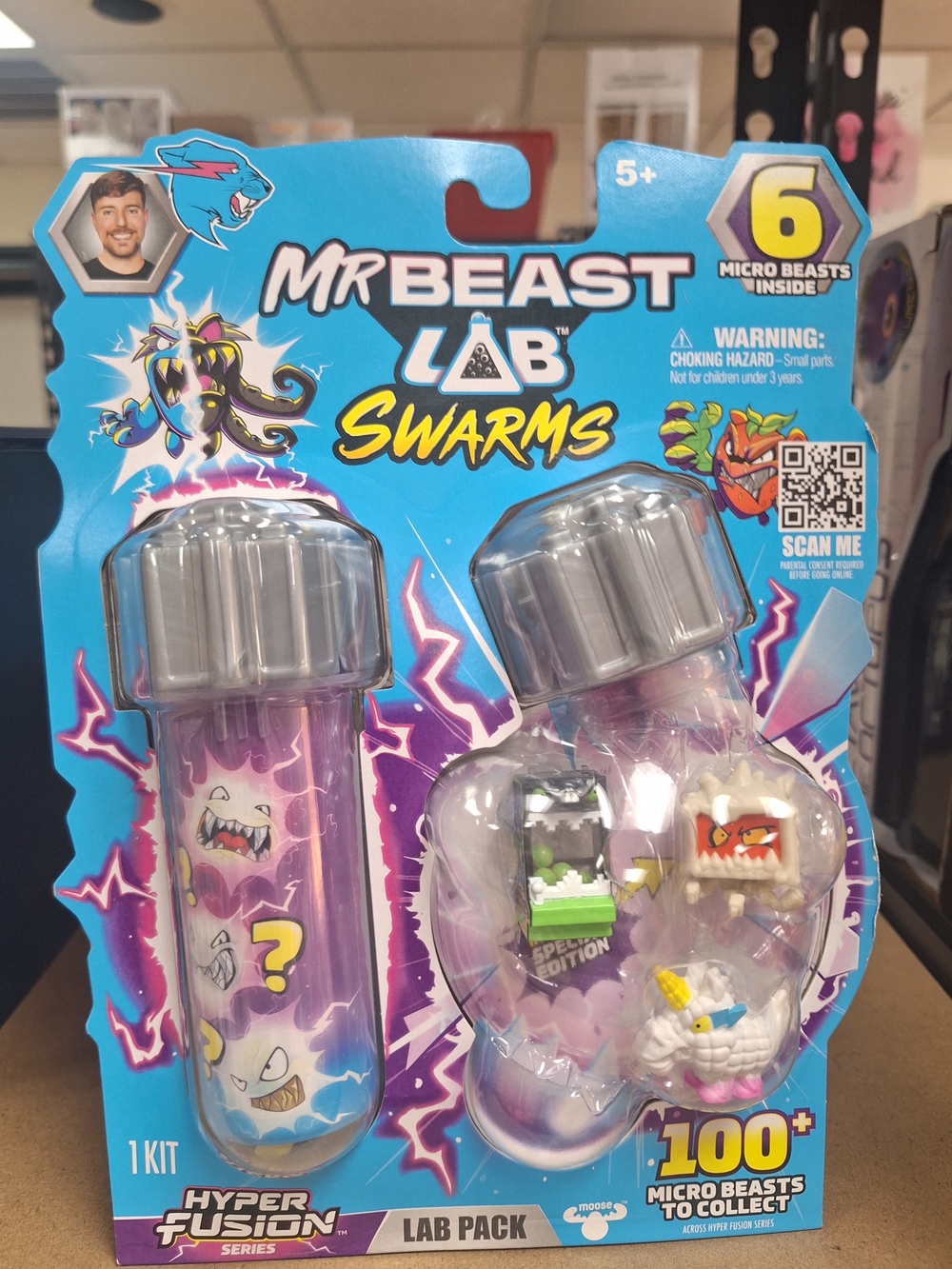 Lab Swarms Hyper Fusion Lab Pack - Purple Micro Beasts Playset